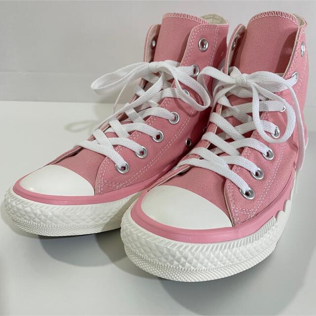 CONVERSE(コンバース)のこはる様 専用　CONVERSE オールスター スカラップテープ レディースの靴/シューズ(スニーカー)の商品写真