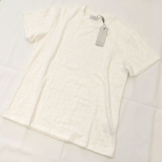 ディオール(Dior)のDIOR ディオール オブリーク Tシャツ ホワイト S メンズ [新品](Tシャツ/カットソー(半袖/袖なし))