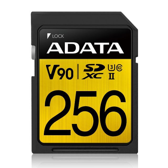 ADATA SD 256GB UHS-II U3 V90 ASDX256GUII