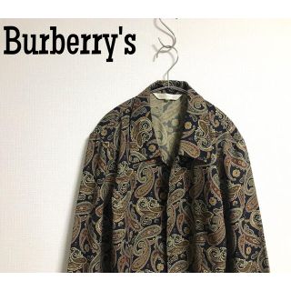 バーバリー(BURBERRY)のBurberry 柄シャツ　長袖　ペイズリー　シャツ　ジャケット　古着　総柄(シャツ/ブラウス(長袖/七分))