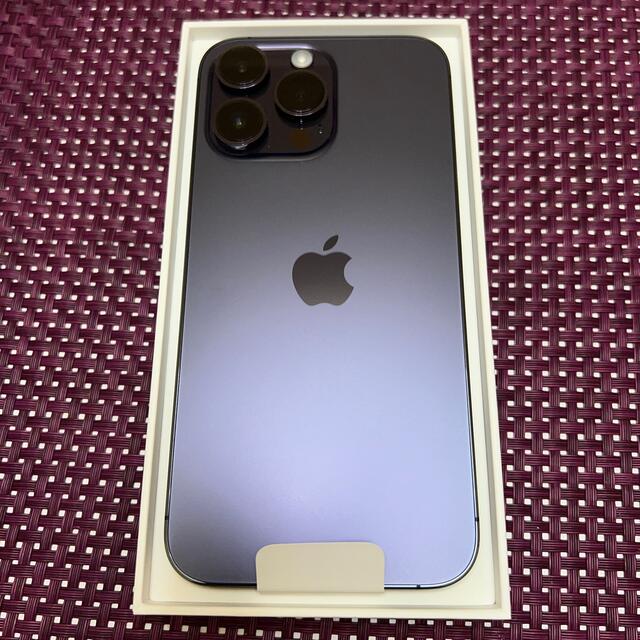 iPhone(アイフォーン)のiPhone 14 Pro Max 256GB Deep Purple スマホ/家電/カメラのスマートフォン/携帯電話(スマートフォン本体)の商品写真