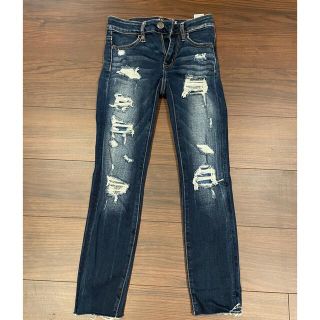 アメリカンイーグル(American Eagle)の【アメリカンイーグル】ダメージパンツ/ジーンズ/美品(デニム/ジーンズ)