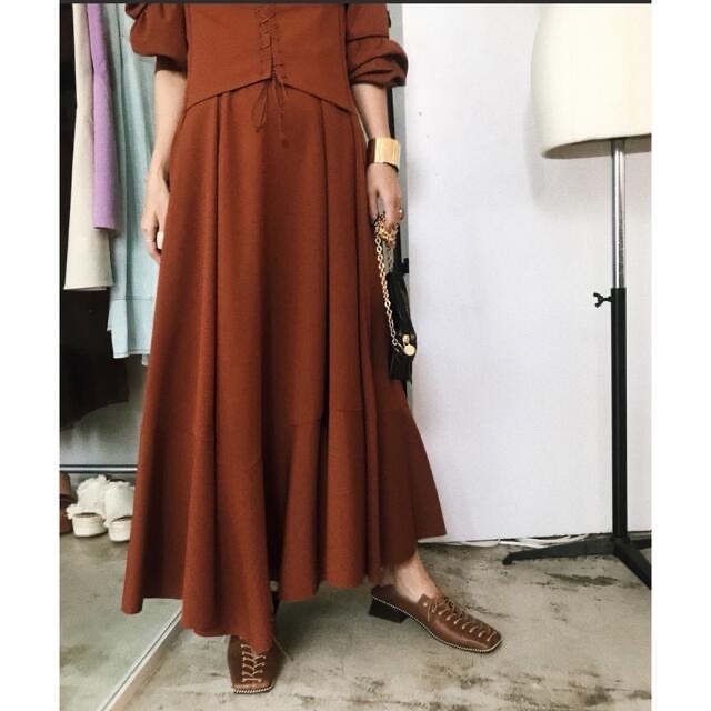 amerivintage LACE UP BELT DRESS