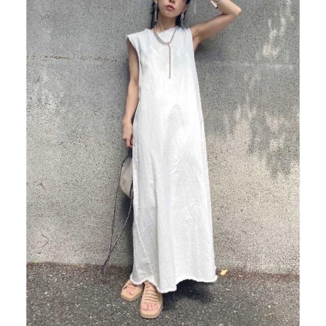 amerivintage DAMAGE HEM TWILL DRESS ホワイト | フリマアプリ ラクマ amerivintage DAMAGE HEM TWILL DRESS ホワイト | フリマアプリ ラクマ