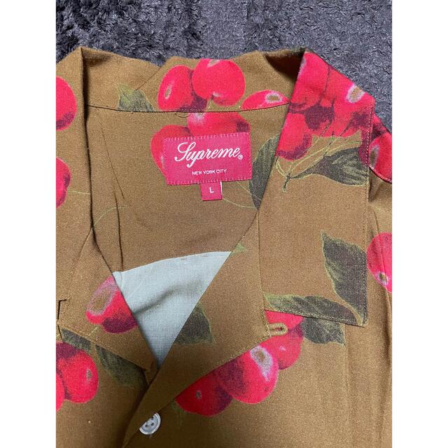 19SS Supreme Cherry Rayon S/S Shirt