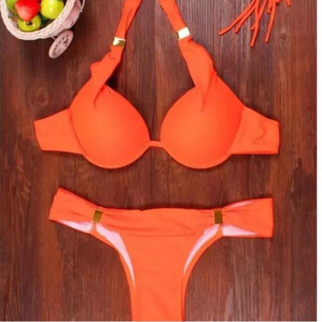 インポートビキニ　オレンジ レディースの水着/浴衣(水着)の商品写真