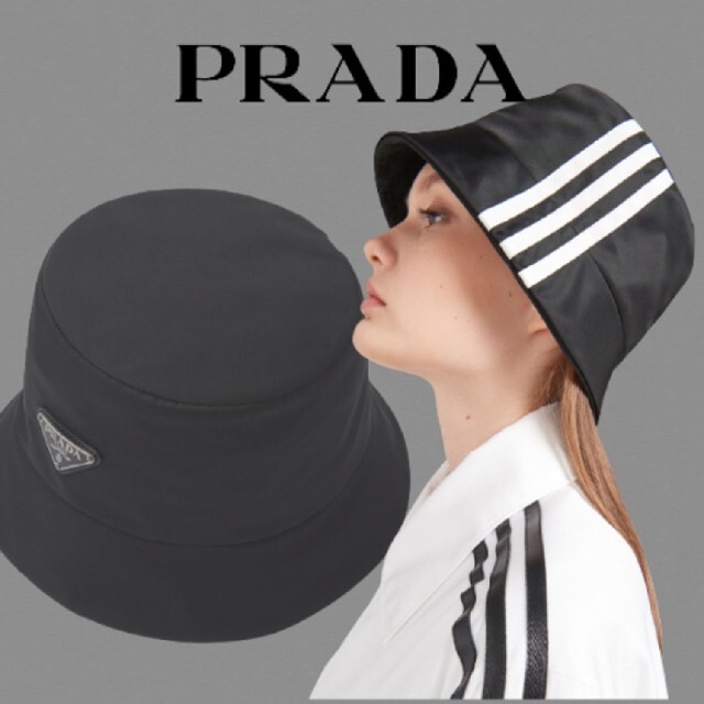 adidas PRADA RE-NYLON ハット XLサイズ ブラックプラダ | www.jarussi