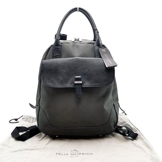 PELLE MORBIDA(ペッレ モルビダ)の美品 ペッレモルビダ ハンドバッグ リュックサック 03-22082102 メンズのバッグ(バッグパック/リュック)の商品写真