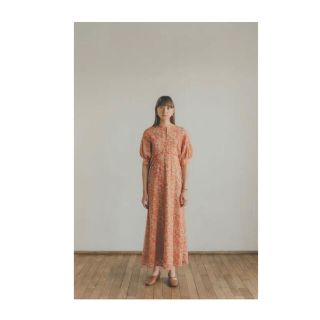 クラネ(CLANE)のFLORET EMBROIDERY ARM ONE PIECE(ロングワンピース/マキシワンピース)