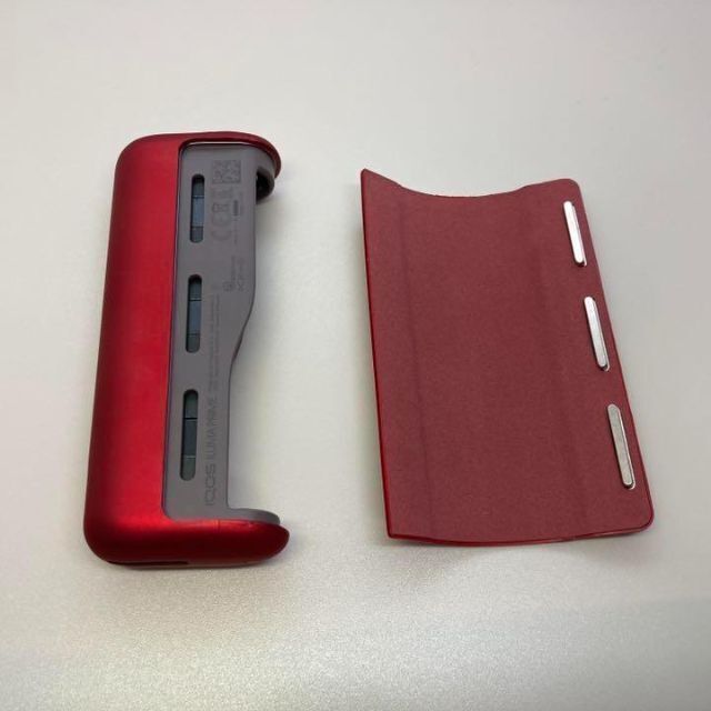 j8 iqos イルマ プライム 用 ケース ラップカバー 赤 ダークレッド m
