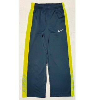 ナイキ(NIKE)のナイキ ジュニア用裏起毛パンツ Ｓ チャコール/レモンイエロー(パンツ/スパッツ)