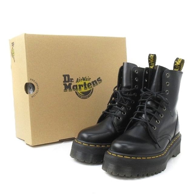 Dr.Martens(ドクターマーチン)のドクターマーチン 美品 JADON 8ホールブーツ 厚底 レザー 黒 5 靴 レディースの靴/シューズ(ブーツ)の商品写真