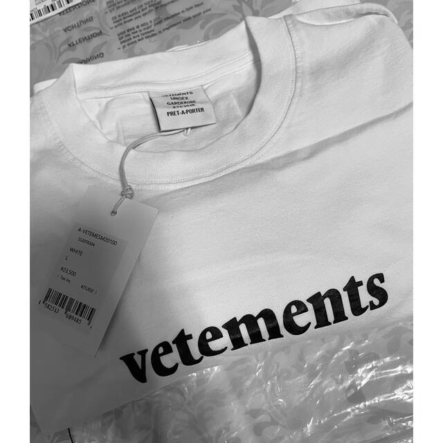 トップスVETEMENTS Tシャツ