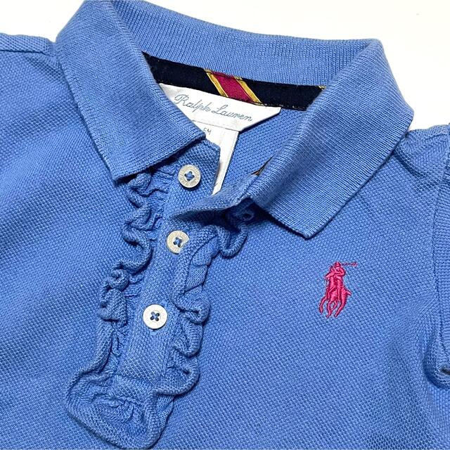 Ralph Lauren(ラルフローレン)のラルフローレン6M 66センチ　フリル　ポロシャツ　ベビー キッズ/ベビー/マタニティのベビー服(~85cm)(シャツ/カットソー)の商品写真