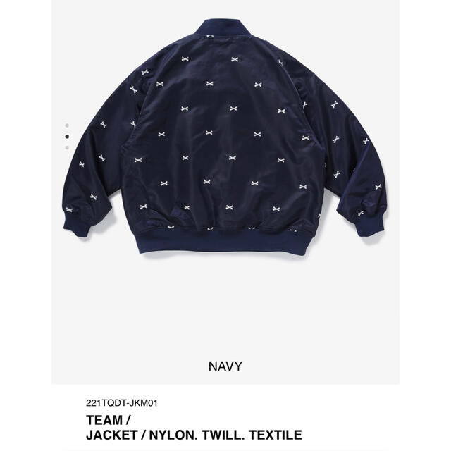 W)taps - WTAPS TEAM ジャケット ネイビー Lサイズ ダブルタップスの ...