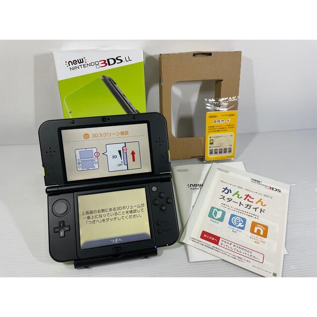 Nintendo 3DS NEW ニンテンドー 本体 LL ライム/ブラック