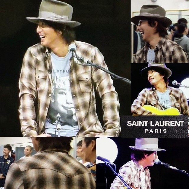 saintlaurent paris サンローラン 15AW チェックシャツ