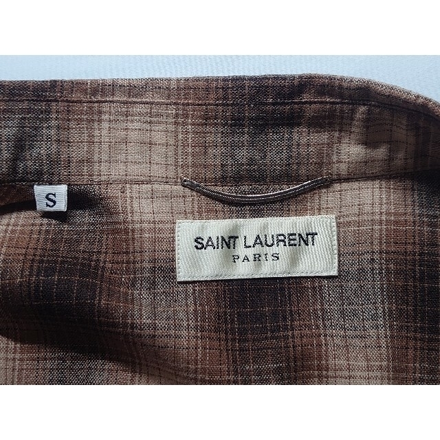 Saint Laurent(サンローラン)のsaintlaurent paris サンローラン 15AW チェックシャツ メンズのトップス(シャツ)の商品写真