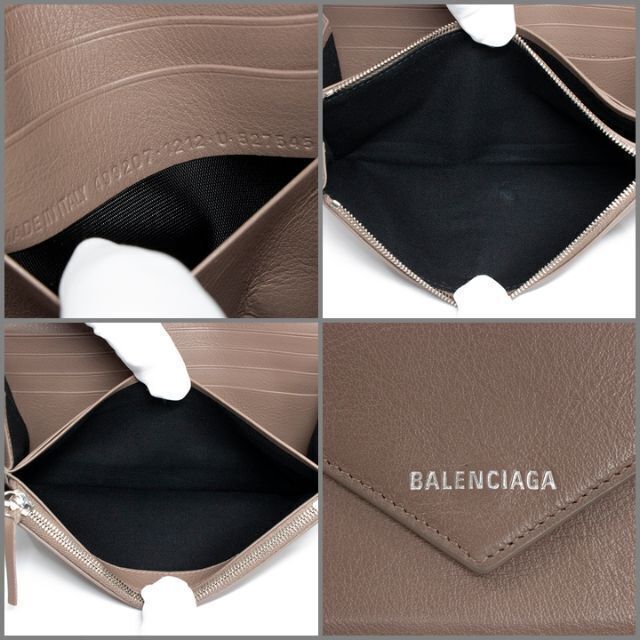 Balenciaga(バレンシアガ)の【真贋鑑定済・送料無料】バレンシアガの長財布・正規品・極美品・ペーパーシンマニー レディースのファッション小物(財布)の商品写真