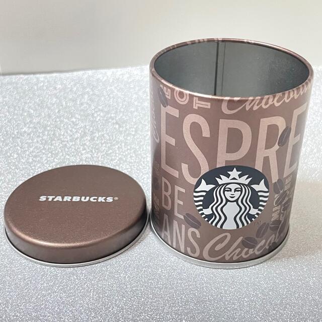 Starbucks Coffee(スターバックスコーヒー)の𓊆 スタバ エスプレッソビーンズチョコレート 缶のみ 𓊇  インテリア/住まい/日用品のキッチン/食器(容器)の商品写真