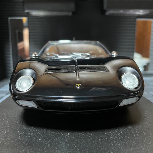 未展示品 京商 1/18 ランボルギーニ ミウラ P400 SVブラックの通販 by