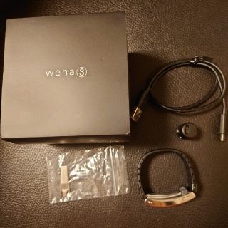 ソニー(SONY)のSONY スマートウォッチ wena 3 rubber ブラック WNW-A2…(その他)