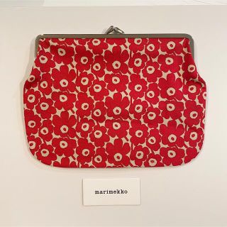 マリメッコ(marimekko)のmarimekkoマリメッコ　PikkuinenUnikko 大きいがま口ポーチ(ポーチ)