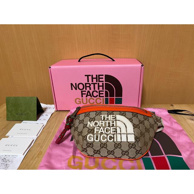 Gucci(グッチ)のTHE NORTH FACE×GUCCI ウエストバッグ サイズ95 メンズのバッグ(ショルダーバッグ)の商品写真