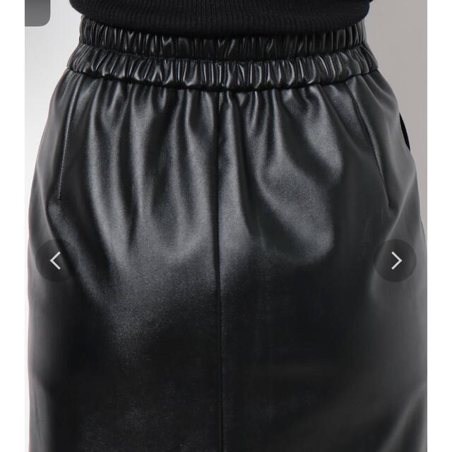 RESEXXY(リゼクシー)のフェイクレザータイトスカート レディースのスカート(ひざ丈スカート)の商品写真