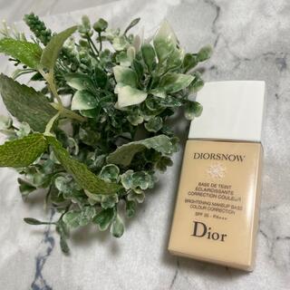 ディオール(Dior)のDior スノーメイクアップベース  ベージュ(化粧下地)