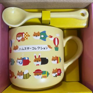 ハムスターマグカップ　スプーン付き(グラス/カップ)