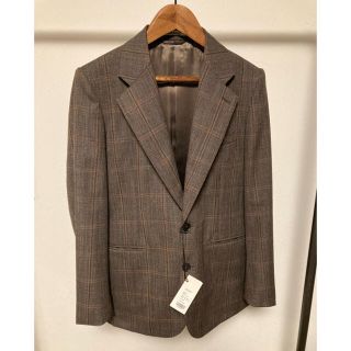 オーラリー(AURALEE)の21aw AURALEE BLUEFACED WOOL CHECK ジャケット (テーラードジャケット)