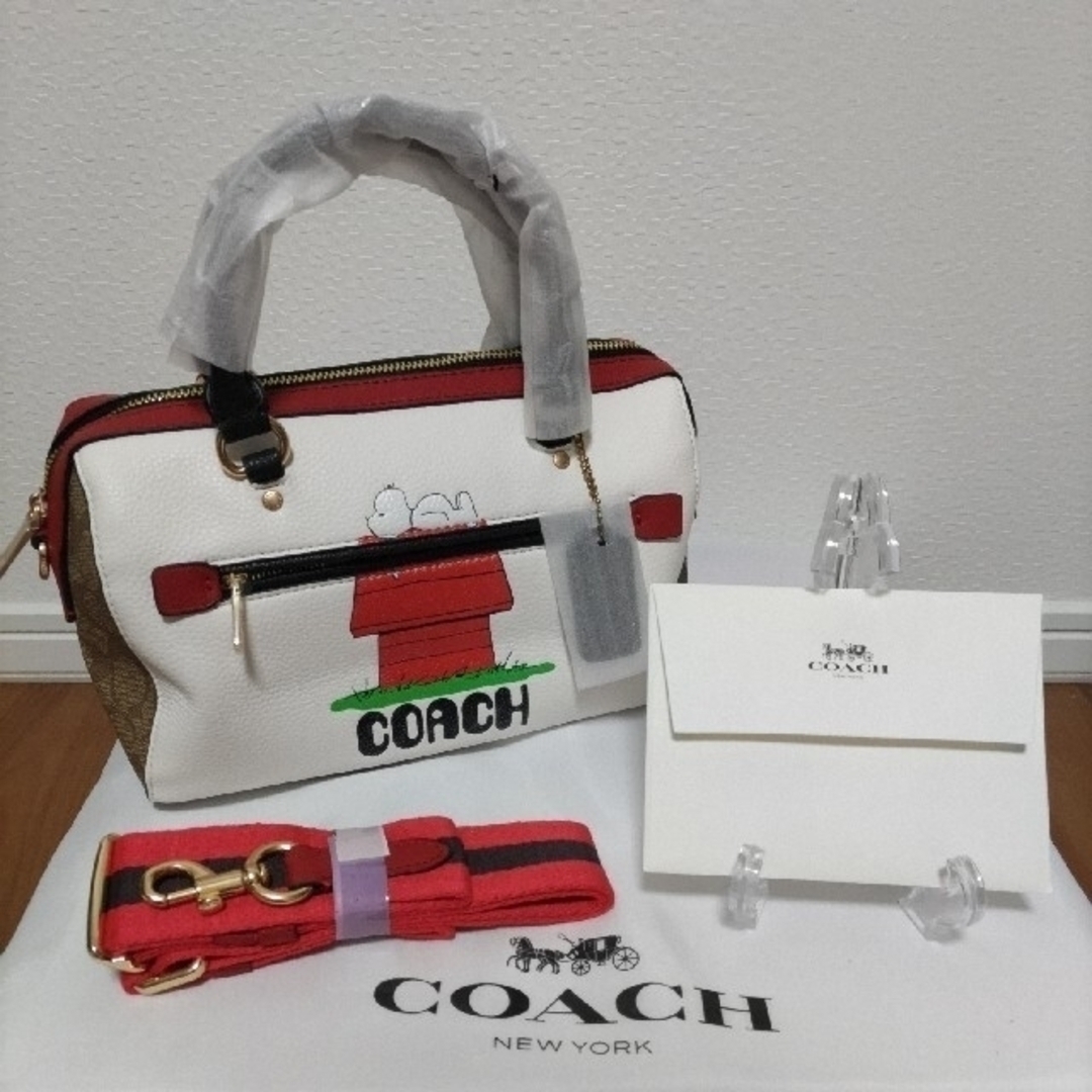 COACH 2way レザーボストンバッグショルダーバッグ