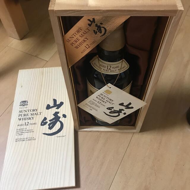 サントリー(サントリー)のサントリーSuntory 山崎 12年 ピュアモルト 750ml 箱付未開封 食品/飲料/酒の酒(ウイスキー)の商品写真