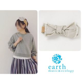 アースミュージックアンドエコロジー(earth music & ecology)のearth music&ecology  ブレードミックスターバン  フリンジ(ヘアバンド)