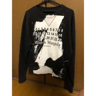 マルタンマルジェラ(Maison Martin Margiela)のマルジェラ　Maison Margiela カレンダーロゴ　オーバーサイズ(トレーナー/スウェット)