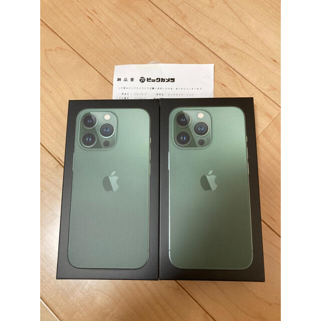 2021年最新入荷 iPhone 13 Pro Max アルパイングリーン 128GB SIM ...