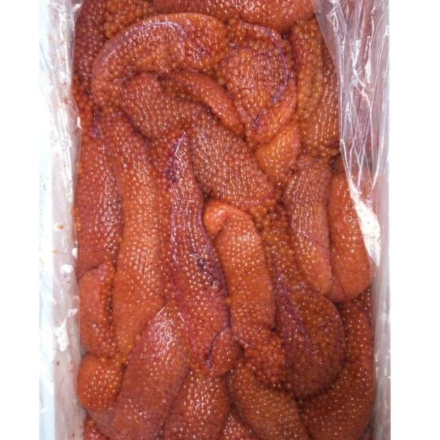 北海道産直★秋鮭生筋子(1kg)鮮度抜群 食品/飲料/酒の食品(魚介)の商品写真