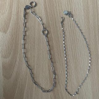 マウジー(moussy)のmoussy チェーンネックレス　シルバーネックレス　シルバー　アクセサリー(ネックレス)