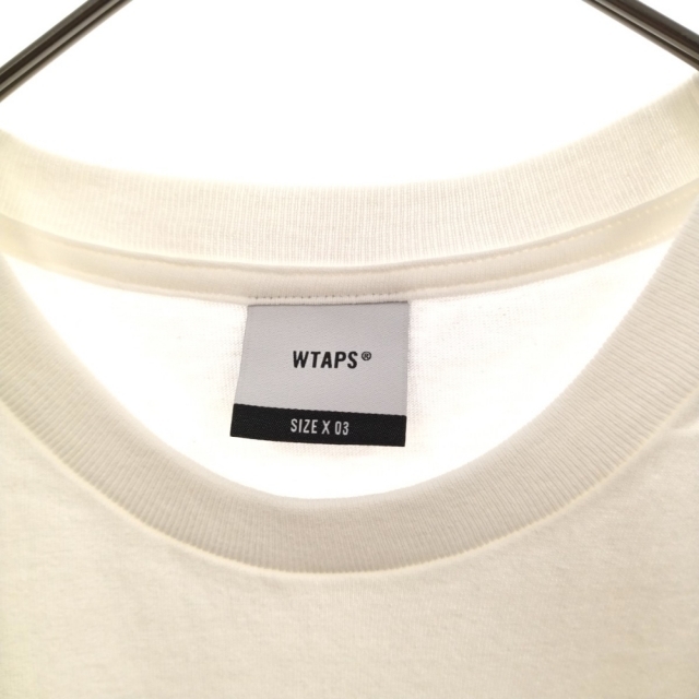 WTAPS ダブルタップス 22SS SNEAK COLLECTION IDENTITY / SS / COTTON 221ATDT-STM07S アイデンティティー バックプリント半袖Tシャツ カットソー ホワイト