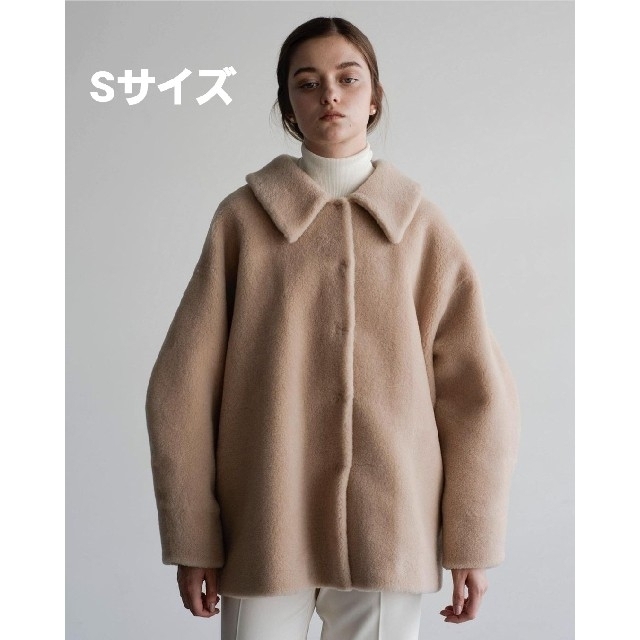 国産】 新品♡OHGA♡エコムートンコート、Sサイズ ムートンコート 国産】 新品♡OHGA♡エコムートンコート、Sサイズ ムートンコート