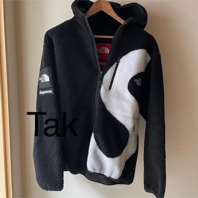 Supreme S Logo Hooded Fleece Jacket XL 黒