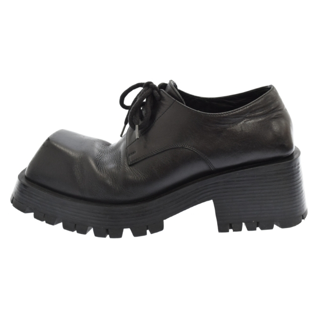 BALENCIAGA バレンシアガ Trooper Derbey Shoes 678410 トルーパー ダービー ブラック ローカット レザーシューズ41備考