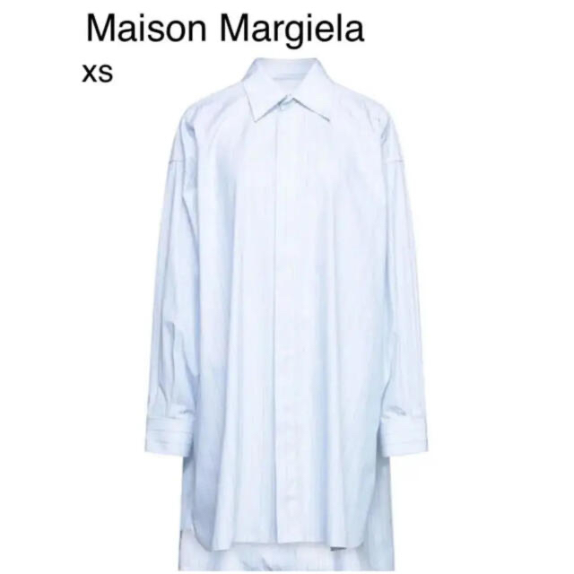 【新品】Maison Margiela シャツワンピース　ストライプ