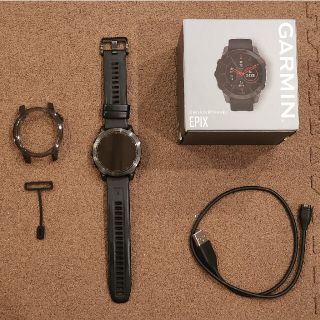 GARMIN - 美品)Garmin Epix Gen2 Sapphire、カバーおまけありの