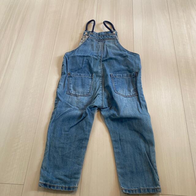 ZARA KIDS(ザラキッズ)のZARAKIDS デニムサロペット 86 キッズ/ベビー/マタニティのベビー服(~85cm)(ロンパース)の商品写真