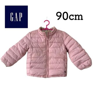 ギャップ(GAP)のGAP リバーシブルダウン ピンク×レオパード 90cm(ジャケット/上着)