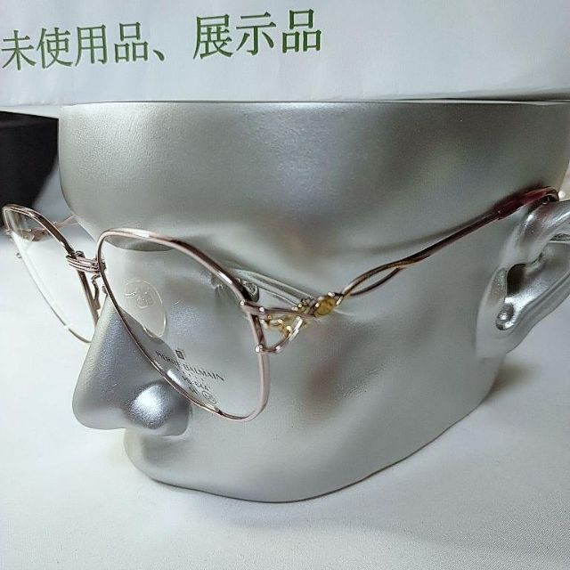 未使用品　展示品　ピエールバルマン　メガネ　フレーム　度なし　日本製