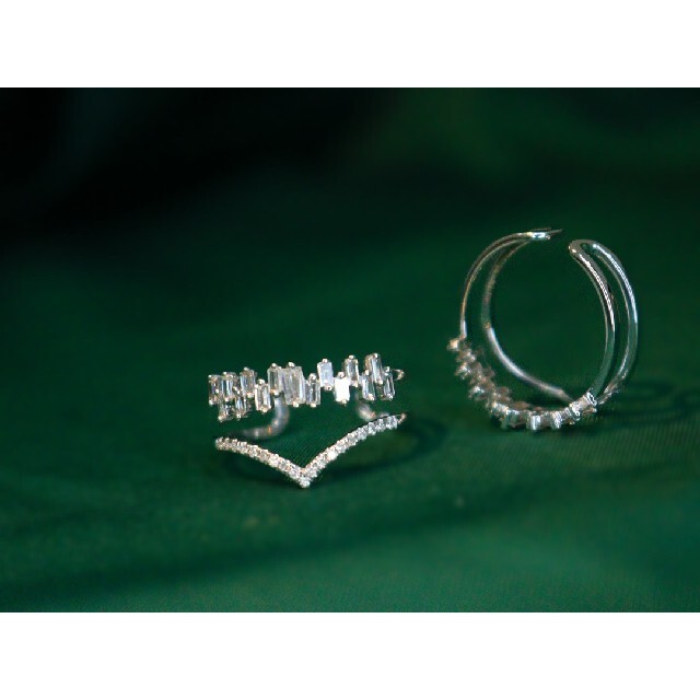 天然ダイヤモンドリング0.4ct　k18 レディースのアクセサリー(リング(指輪))の商品写真