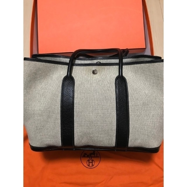 シルバー素材【値引き】  HERMES ガーデンパーティーPM（超美品）